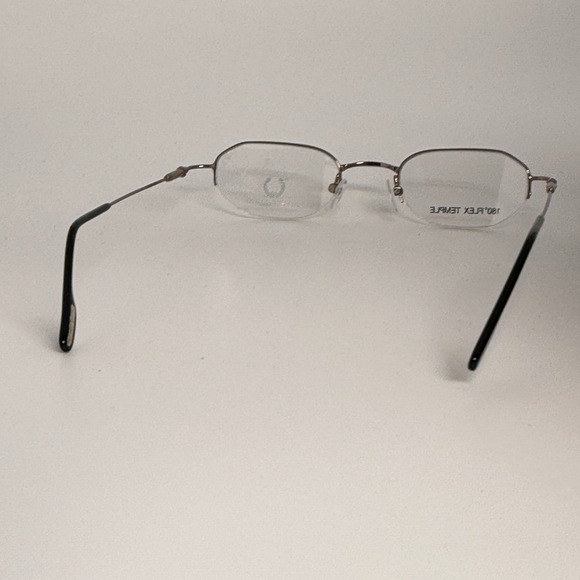 Alfred Sung Eyeglasses Frames Rose Gold‎ Half Rim Oval 180 Flex Temple Korea main image 8